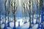 Placeholder: Winter trees elegant fantasy intricate art deco fantasy watercolor mystic Paul Klee Tim burton Yacek Yerka dee Nickerson snow winter cold season simple design