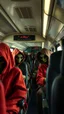 Placeholder: A bus full of scary hooded aliens sitting in the airplane