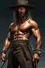 Placeholder: Full Color - Extremely muscular The Outlaw Jose Wales, in the style of 18-year-old Chinese Clint Eastwood, Boris Vallejo, Frank Frazetta, Grasshopper, 4k, 8k, 16k, 32k. 100k UHD, ultra hyper resolution, extremely detailed, hyper-realistic, photorealistic, Realism Engine, EpicPhotoGasm, Realistic Vision V51, Realistic Stock Photo, ProtoVision, Realism Engine, RealVis XL, Zavy Chroma XL, RealVisXL v4, Realistic Vision V5.1, AbsoluteReality v1.8.1, 100k Super UHD professional quality photograph,