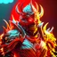 Placeholder: stylized hell knight with ornaments, epic, fantasy, intricate, hyper detailed, artstation, concept art, smooth, sharp focus, ray tracing, vibrant, photorealistic, textured, centered, 4k