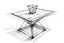 Placeholder: “Table” Concept Diamond Sketch with white background