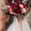 Placeholder: delicate bouquet of lace pearls and feathers, chiaroscuro, vivid colors, festive colors, dramatic lighting, beautiful composition, aesthetic layout