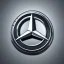 Placeholder: mercedes brand logo futuristic robot