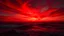 Placeholder: A surreal scene where the sky is painted a deep, vibrant red, symbolizing intense emotions. The red sky dominates the scene, with subtle hints of tears that blend into the surroundings. Precious stones like emeralds, diamonds, and rubies glimmer softly, representing hopes and dreams. Waves gently rise, as if waving farewell, while the overall atmosphere remains calm yet deeply emotional, with the red sky taking center stage.