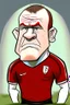 Placeholder: Wayne Rooney English football coach cartoon 2d