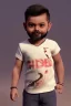 Placeholder: Virat Kohli toddler, dramatic lighting, hyper-realistic