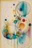 Placeholder: Abstract wet watercolour, ink lines, interlinked circles