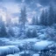 Placeholder: winter landscape, ice field, dream, depth of field, realistic details