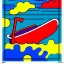 Placeholder: boat pop art