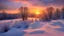 Placeholder: Magical Colors of Sunset in Winter!