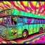 Placeholder: psychedelic bus by jim woodring