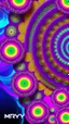 Placeholder: Psytrance:: Bold colors:: Intricate patterns:: Mesmerizing movement:: Trippy beauty