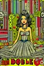 Placeholder: Vintage pop art style, book of life