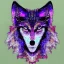 Placeholder: A magical sparkle wolf