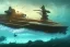 Placeholder: submarine forest landscape shipwreck diver wale