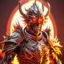 Placeholder: stylized hell knight with ornaments, epic, fantasy, intricate, hyper detailed, artstation, concept art, smooth, sharp focus, ray tracing, vibrant, photorealistic, textured, centered, 4k