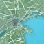 Placeholder: a 3d partially transparent map with roads and highways, desaturated colors, and colored pins positioned throughout the map, highly detailed, intricate design, smooth, realistic render