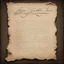 Placeholder: Hyper realistic love letter with script font on a vintage paper with dark background