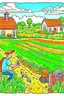 Placeholder: hand painted smart farming cartoon