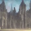 Placeholder: Palace with white color predominantly gothic architecture with 5 thrones inside