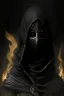 Placeholder: The Fire Keeper in world of the dark souls 3, She is often depicted wearing a long, dark robe that covers her entire body. Her attire is black in color, matching the somber and mysterious atmosphere of the game. She adorns a mask on her face, which adds to her enigmatic presence. The mask conceals her features and gives her a haunting and intriguing look. Overall, her appearance combines elements of darkness, secrecy, and depth, reflecting her role as the guardian of the fire in the game.