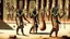 Placeholder: Ancient Egyptian soldiers tying large bags