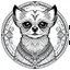 Placeholder: coloring pages: Charming Chihuahua Mandala