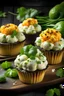 Placeholder: cauliflower cupcakes by photo