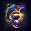 Placeholder: imagine universe in one picture for a logo