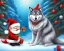 Placeholder: Christmas Wolf and Cat