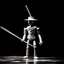 Placeholder: thin stick soldier black and white