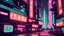 Placeholder: futuristic city with neon signs similar to the movie blade runner