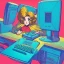 Placeholder: Masterpiece, High Focus, Retro Computer, retro pc,