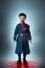 Placeholder: Doctor strange toddler, serious, full body, jump, bokeh, hyper realistic