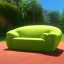 Placeholder: Couch in the shape of an avocado