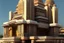 Placeholder: Grand scale Indian Architecture modern futuristic, inspired by hindu Architecture