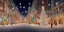 Placeholder: big city in christmas night, snow flakes, many three, Christmas decoration, Christmas light, high contrast, ultra quality, 8k, ultra detailed