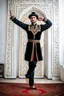 Placeholder: azeri male in traditional dancer costum