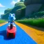 Placeholder: sonic races the subway