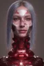 Placeholder: merry x-mas head portrait, warrior xman, xmas , village, meditation, woods, galaxy sky, 8k quality , portrait,beautiful robotic ,ghost in the shell , cyberpunk city, realistic