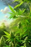 Placeholder: Cannabis farmer, highly detailed close up shot, 8k, HDR, clear picture, highly detailed, high resolution, art by studio ghibli