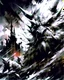 Placeholder: sketch-style painting high quality of a dragon art by Yoji Shinkawa and Valeria Burzo large bats in the background destroyed city budlings babies' in heaven