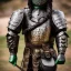 Placeholder: photograph of a warrior with crocodile themed armour. extremely detailed. dslr. 85 mm.