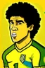 Placeholder: Marcos do Nascimento Teixeira Brazilian football player cartoon 2d