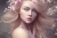 Placeholder: femme long cheveux blond blancs yeux bleus , 8k resolution, flower magnolia lotus rose, beautiful portrait, 8k resolution, flower head and body, beautiful star