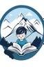 Placeholder: The logo consists of a child facing a book and mountains