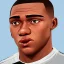 Placeholder: perfect face mbappe crying , highly detailed, wearing france football