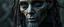 Placeholder: close up portrait of a voodoo transhumanism witchcraft