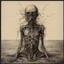 Placeholder: Horrible humans, A Momentary Lapse of Reason by Nicola Samori, Max Ernst, Geof Darrow, Stephen Gammell, surreal, intricately detailed, vintage Polaroid