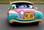 Placeholder: whimsical cartoon car